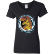 T-Shirts Black / S Unicornsaurus-Rex Women's V-Neck T-Shirt