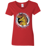 T-Shirts Red / S Unicornsaurus-Rex Women's V-Neck T-Shirt