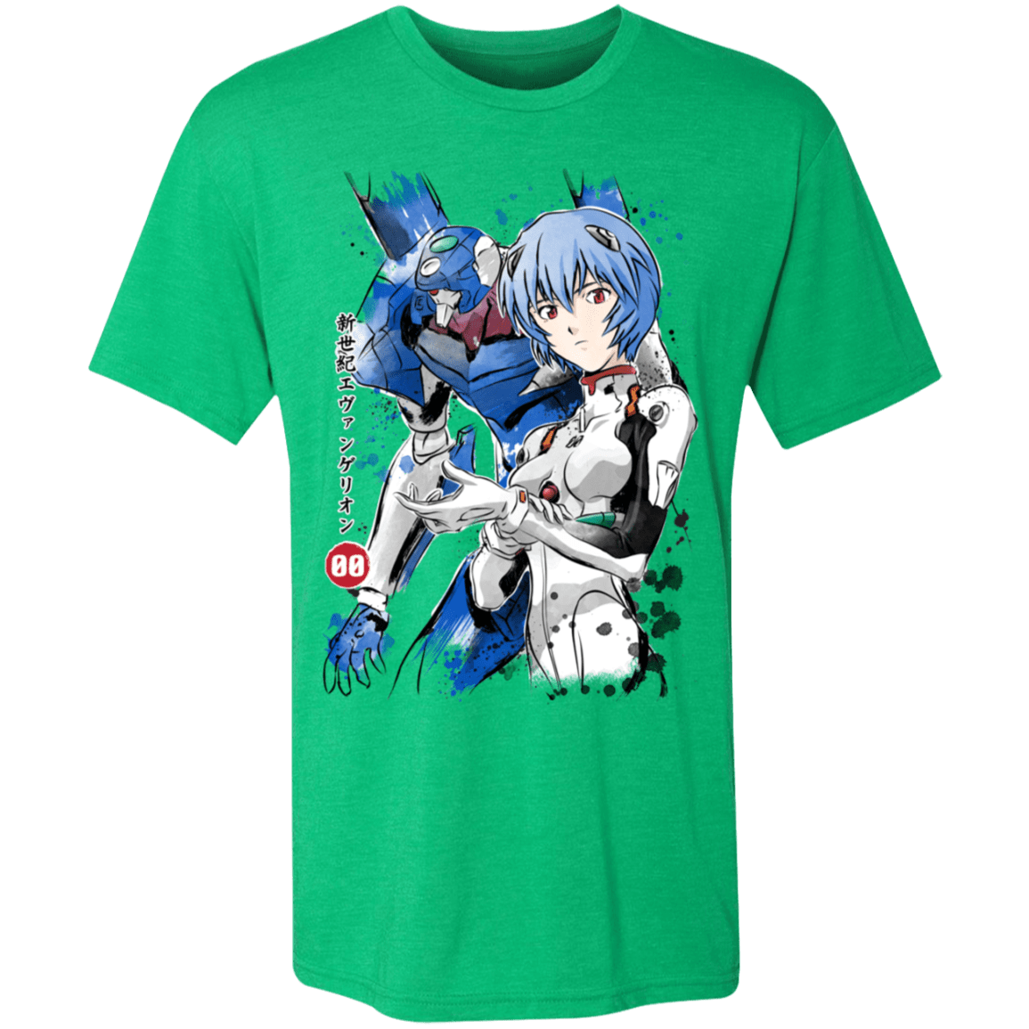 T-Shirts Envy / S Unit 00 Watercolor Men's Triblend T-Shirt