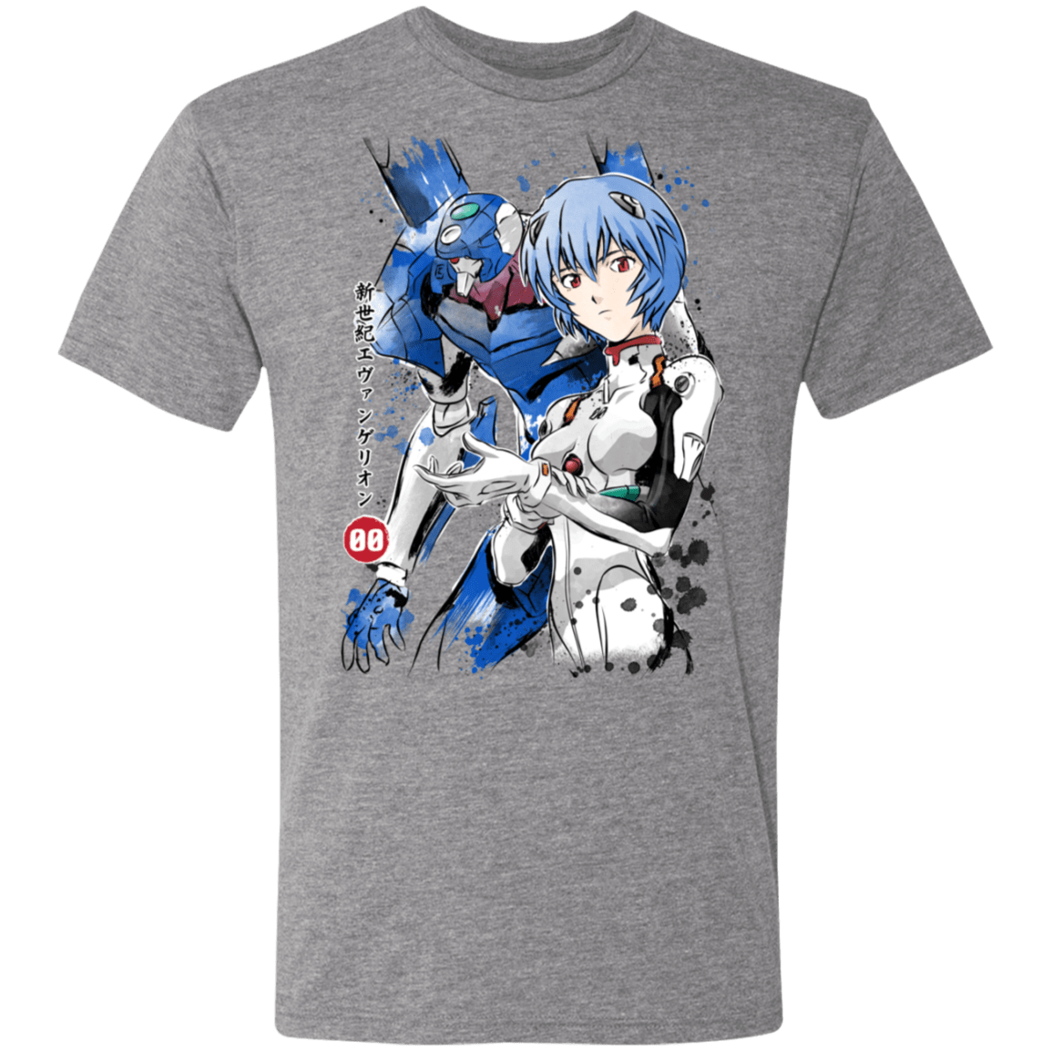 T-Shirts Premium Heather / S Unit 00 Watercolor Men's Triblend T-Shirt