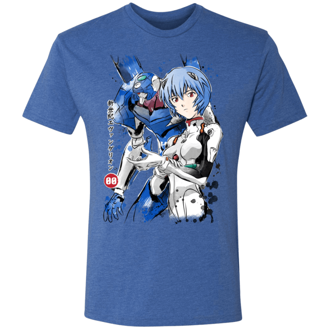 T-Shirts Vintage Royal / S Unit 00 Watercolor Men's Triblend T-Shirt