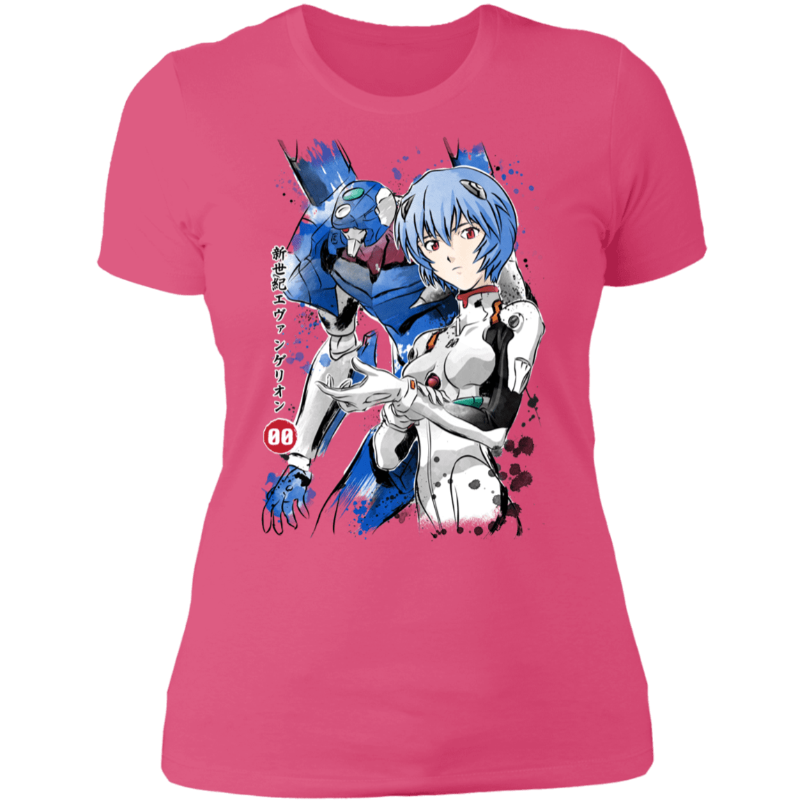 T-Shirts Hot Pink / S Unit 00 Watercolor Women's Premium T-Shirt