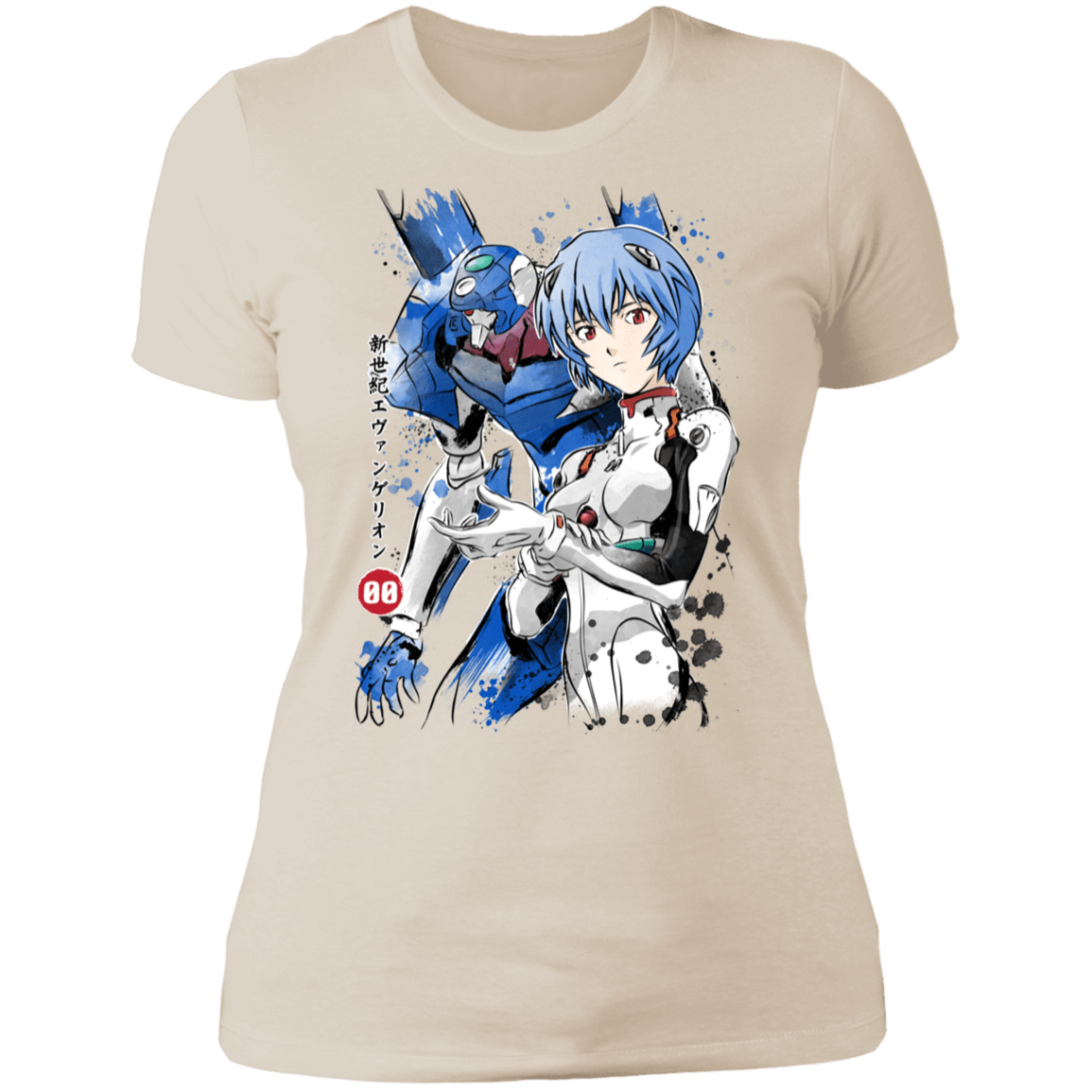T-Shirts Ivory/ / S Unit 00 Watercolor Women's Premium T-Shirt