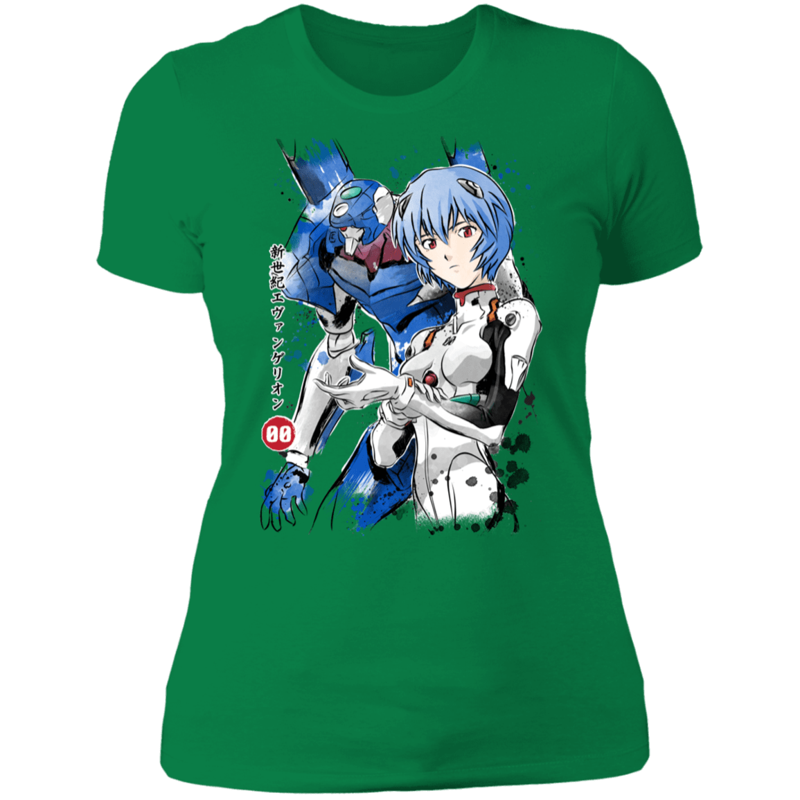 T-Shirts Kelly Green / S Unit 00 Watercolor Women's Premium T-Shirt