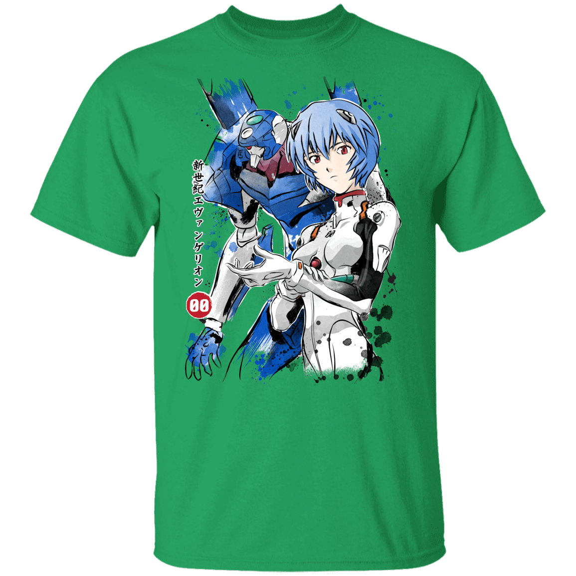 T-Shirts Irish Green / YXS Unit 00 Watercolor Youth T-Shirt