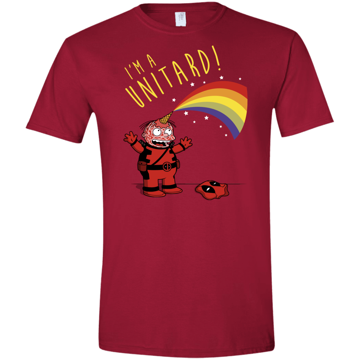 T-Shirts Cardinal Red / S unitard-Raffiti Men's Semi-Fitted Softstyle