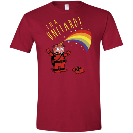 T-Shirts Cardinal Red / S unitard-Raffiti Men's Semi-Fitted Softstyle