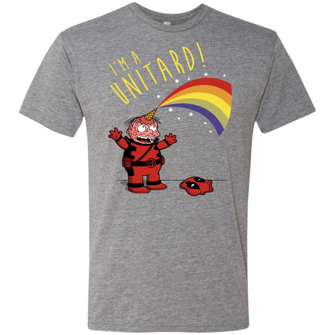 T-Shirts Premium Heather / S unitard-Raffiti Men's Triblend T-Shirt