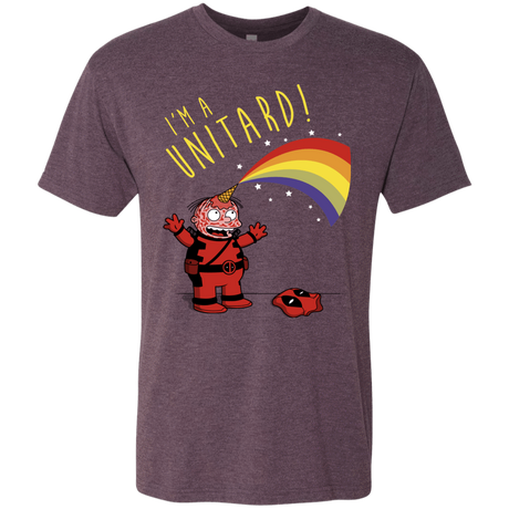 T-Shirts Vintage Purple / S unitard-Raffiti Men's Triblend T-Shirt