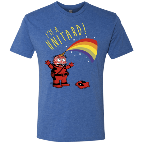 T-Shirts Vintage Royal / S unitard-Raffiti Men's Triblend T-Shirt