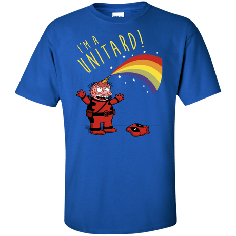 T-Shirts Royal / XLT unitard-Raffiti Tall T-Shirt