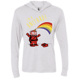 T-Shirts Heather White / X-Small unitard-Raffiti Triblend Long Sleeve Hoodie Tee