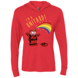 T-Shirts Vintage Red / X-Small unitard-Raffiti Triblend Long Sleeve Hoodie Tee