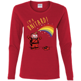 T-Shirts Red / S unitard-Raffiti Women's Long Sleeve T-Shirt