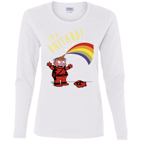 T-Shirts White / S unitard-Raffiti Women's Long Sleeve T-Shirt