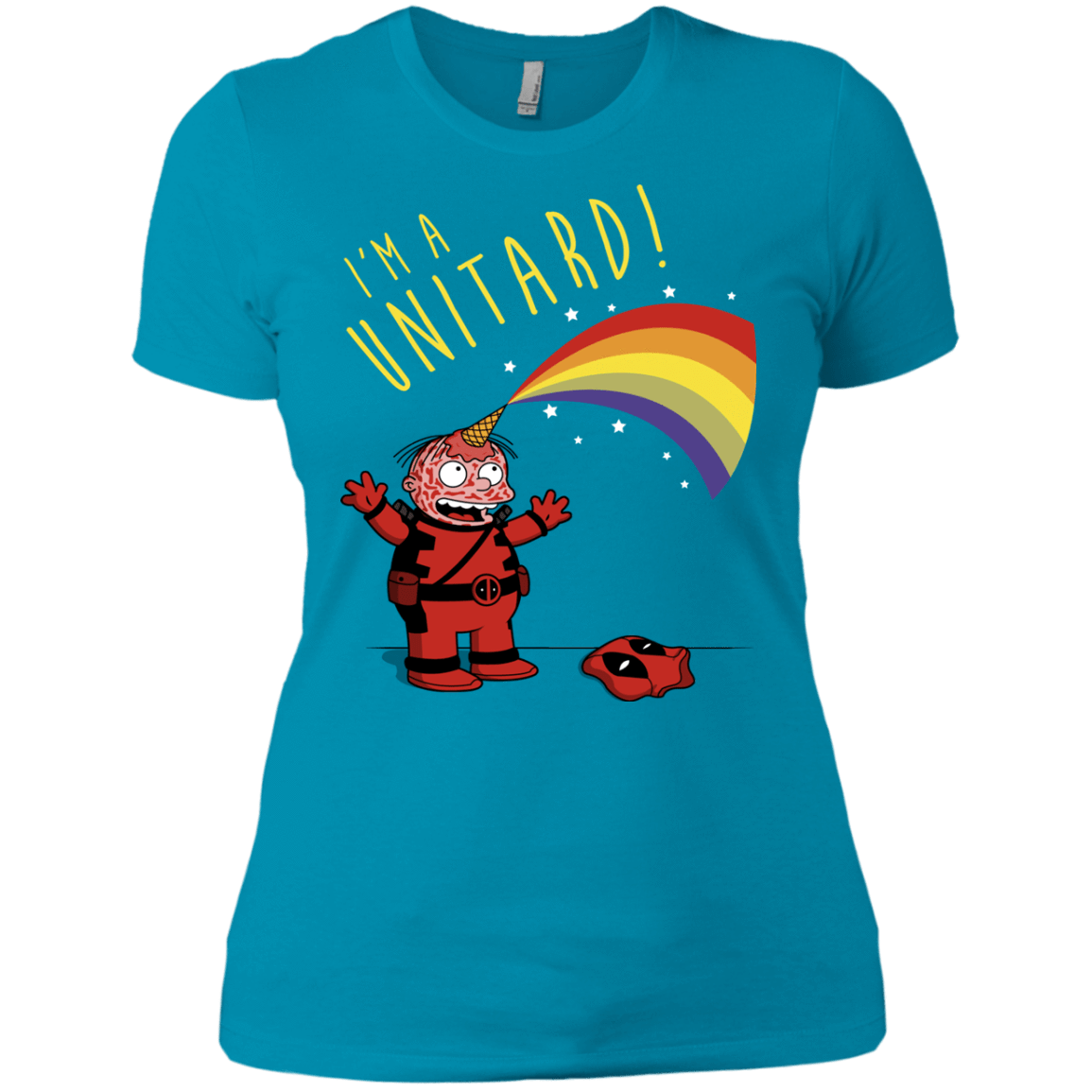 T-Shirts Turquoise / X-Small unitard-Raffiti Women's Premium T-Shirt