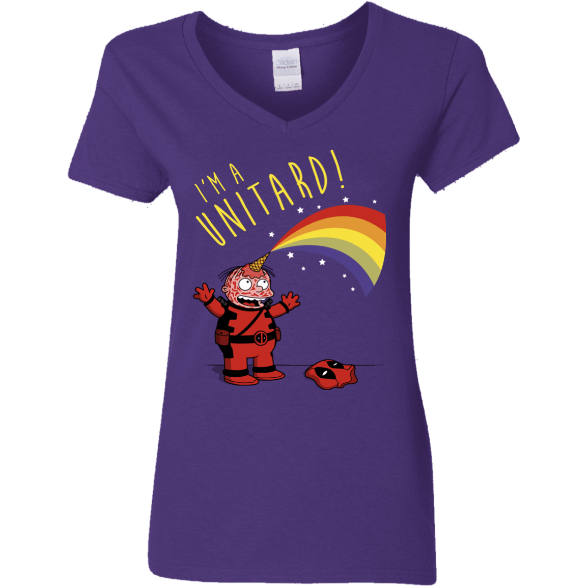 unitard-Raffiti Women's V-Neck T-Shirt