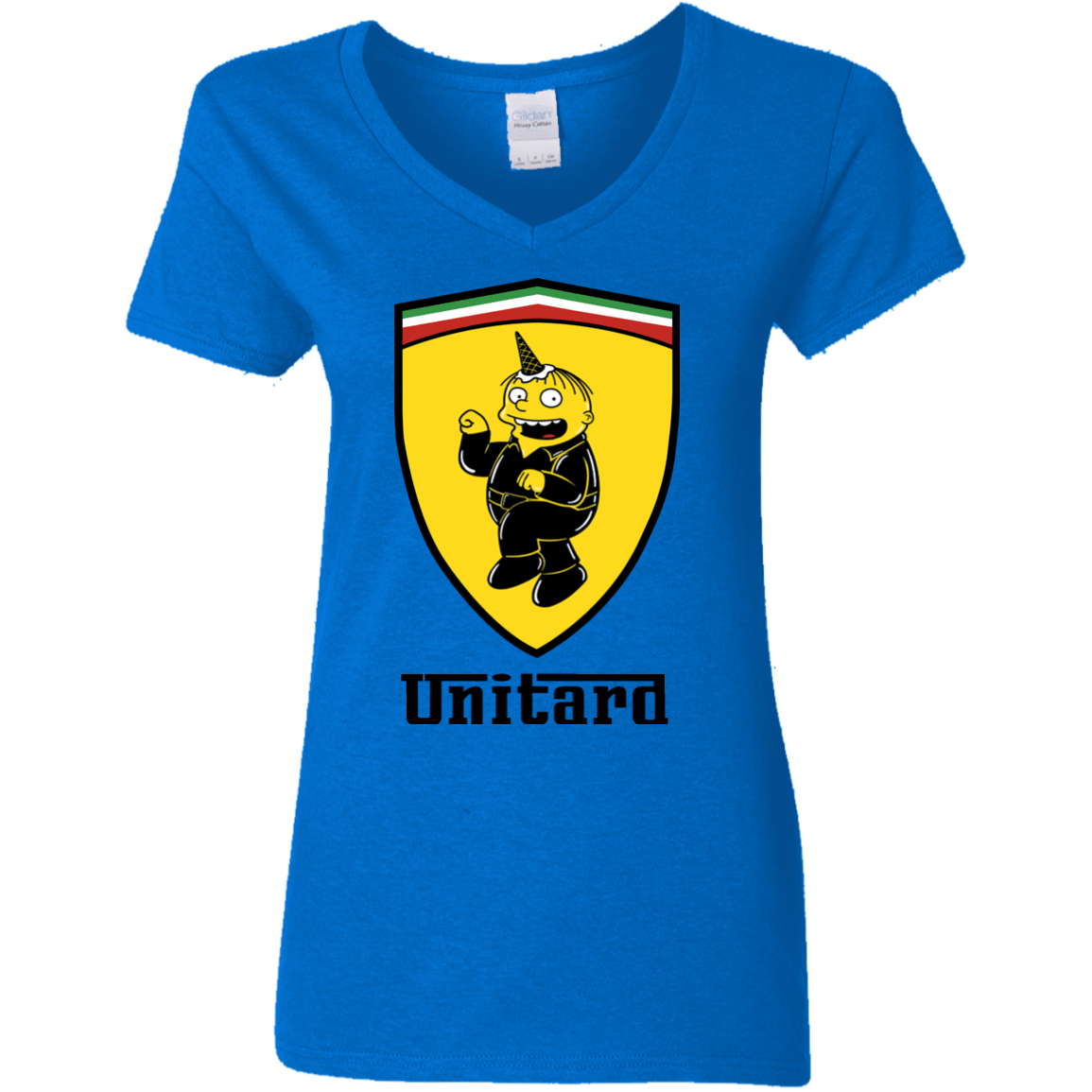 T-Shirts Royal / S Unitardi Women's V-Neck T-Shirt