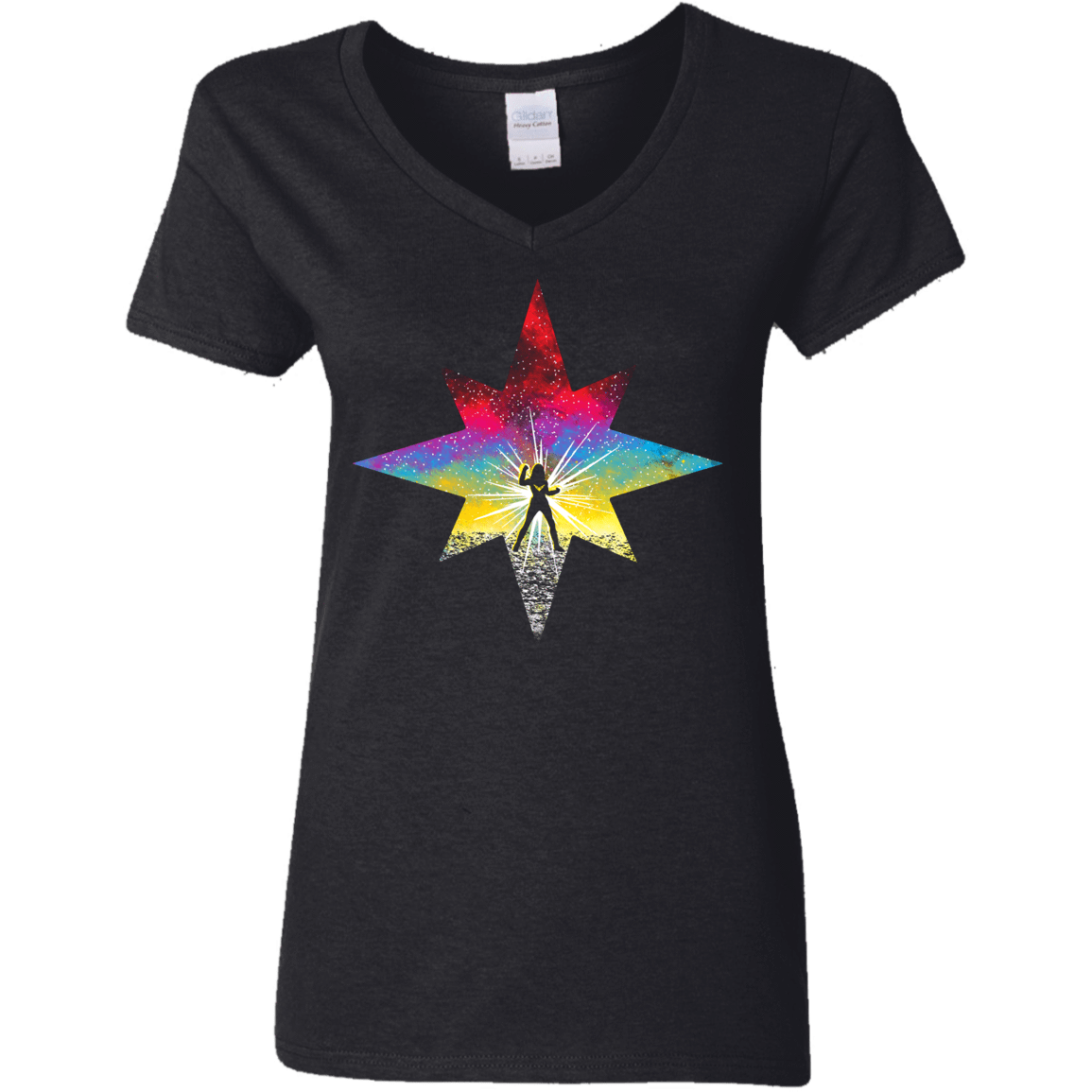 T-Shirts Black / S Universal Honour Women's V-Neck T-Shirt