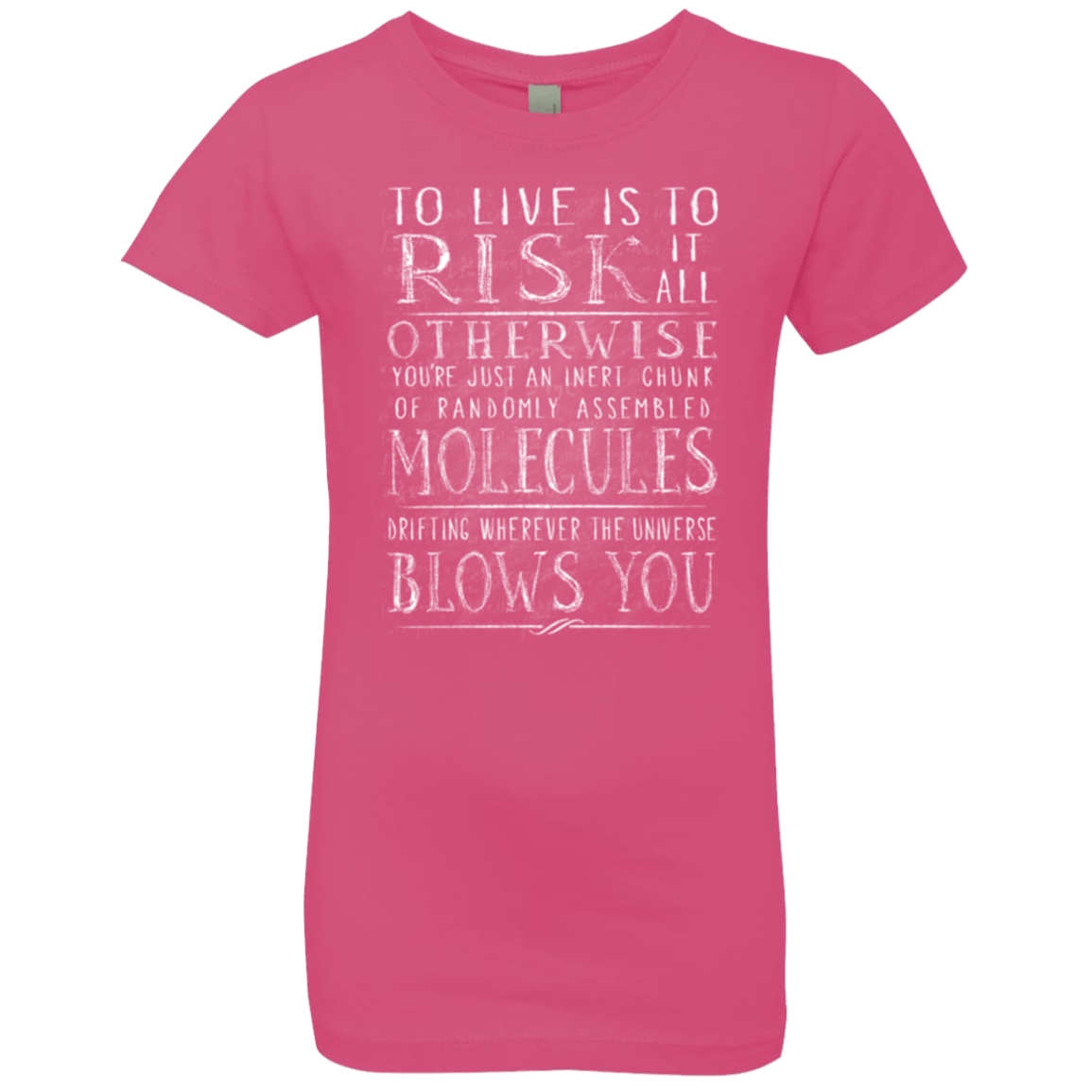 T-Shirts Hot Pink / YXS Universe Blows Girls Premium T-Shirt