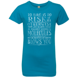 T-Shirts Turquoise / YXS Universe Blows Girls Premium T-Shirt