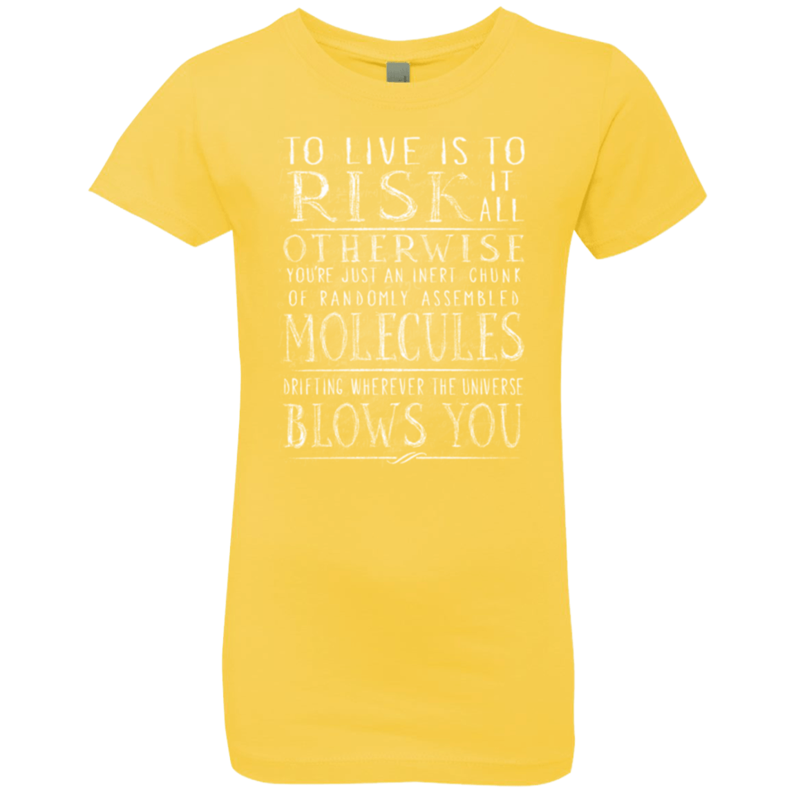 T-Shirts Vibrant Yellow / YXS Universe Blows Girls Premium T-Shirt