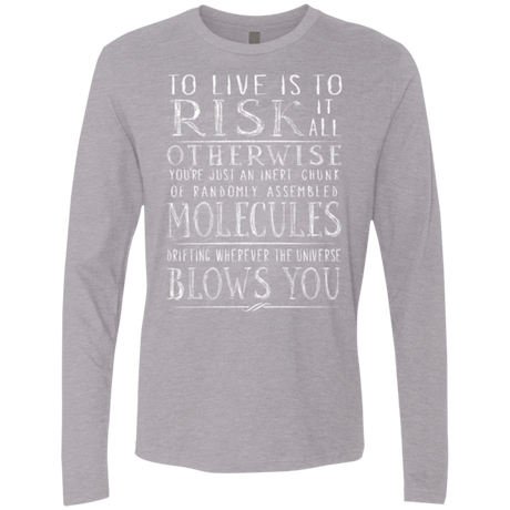 T-Shirts Heather Grey / Small Universe Blows Men's Premium Long Sleeve