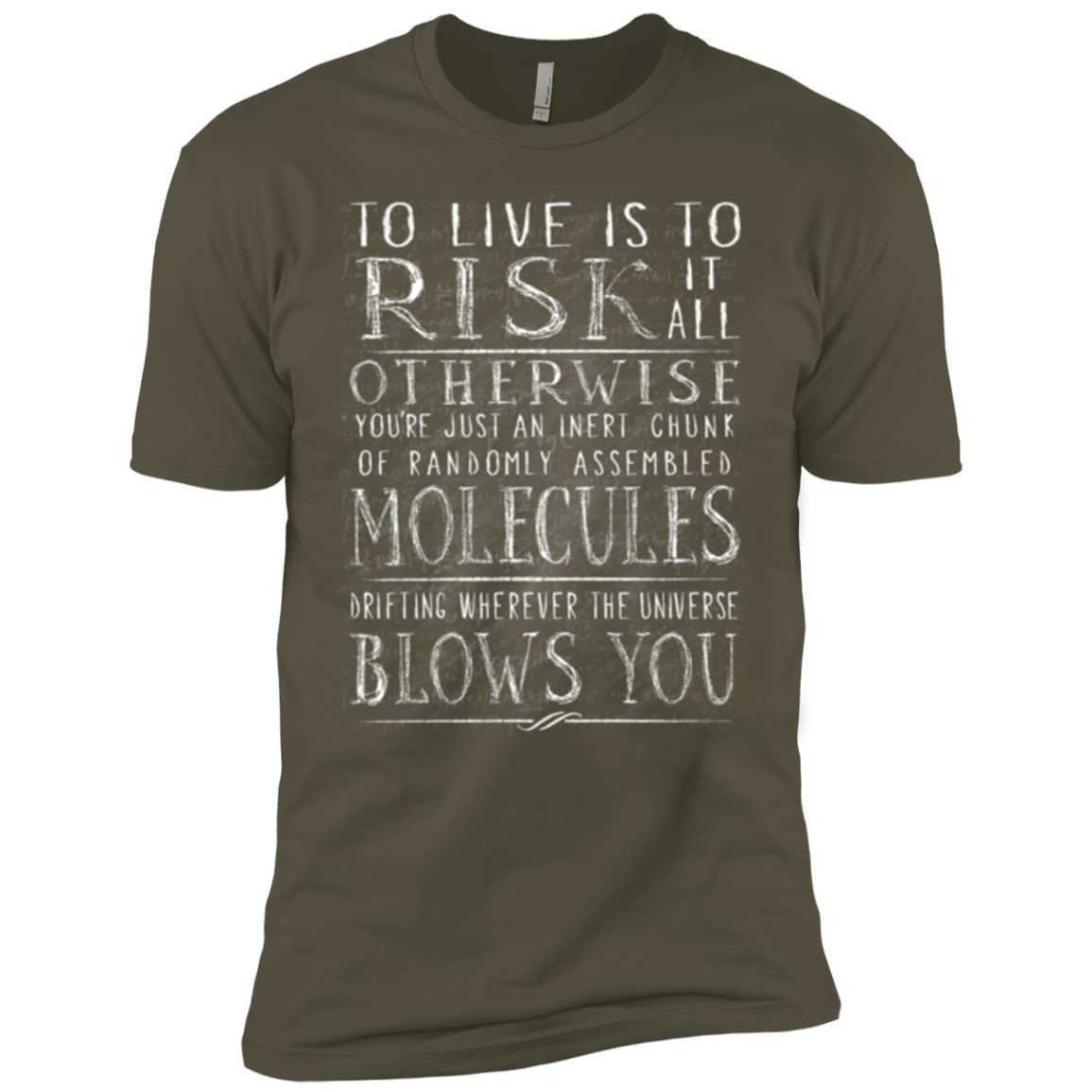 T-Shirts Military Green / X-Small Universe Blows Men's Premium T-Shirt