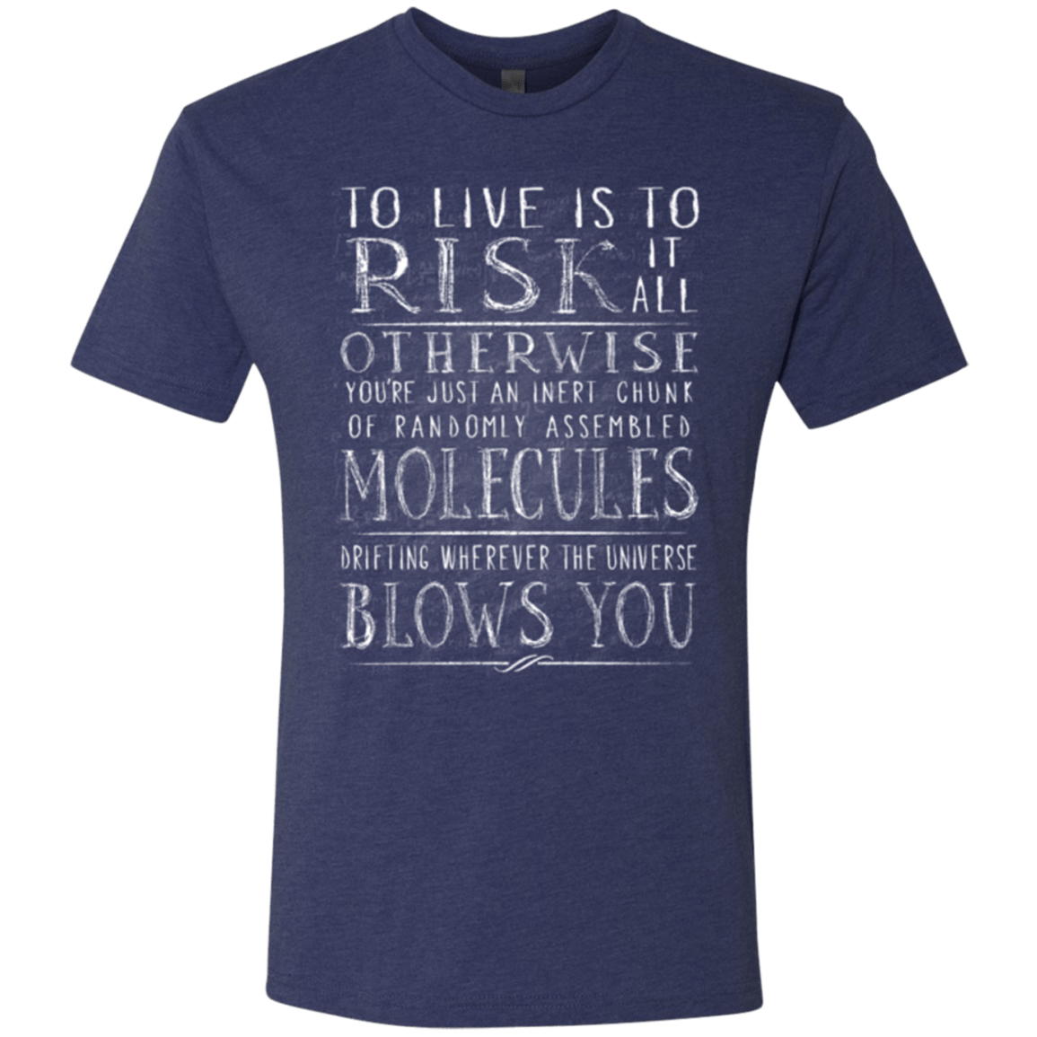 T-Shirts Vintage Navy / Small Universe Blows Men's Triblend T-Shirt