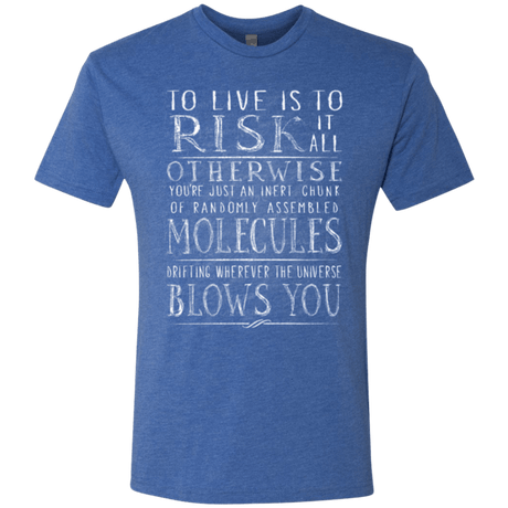 T-Shirts Vintage Royal / Small Universe Blows Men's Triblend T-Shirt