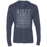 T-Shirts Vintage Navy / X-Small Universe Blows Triblend Long Sleeve Hoodie Tee