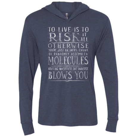 T-Shirts Vintage Navy / X-Small Universe Blows Triblend Long Sleeve Hoodie Tee