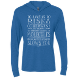 T-Shirts Vintage Royal / X-Small Universe Blows Triblend Long Sleeve Hoodie Tee