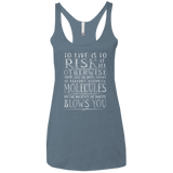 T-Shirts Indigo / X-Small Universe Blows Women's Triblend Racerback Tank