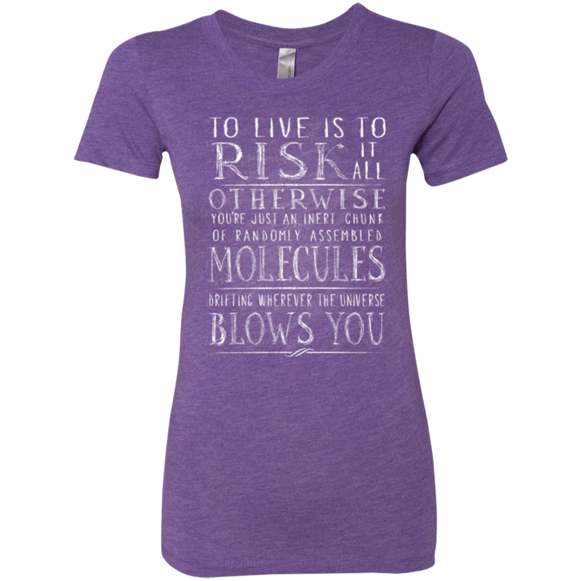 T-Shirts Purple Rush / Small Universe Blows Women's Triblend T-Shirt