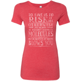 T-Shirts Vintage Red / Small Universe Blows Women's Triblend T-Shirt