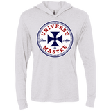 T-Shirts Heather White / X-Small Universe Master Triblend Long Sleeve Hoodie Tee
