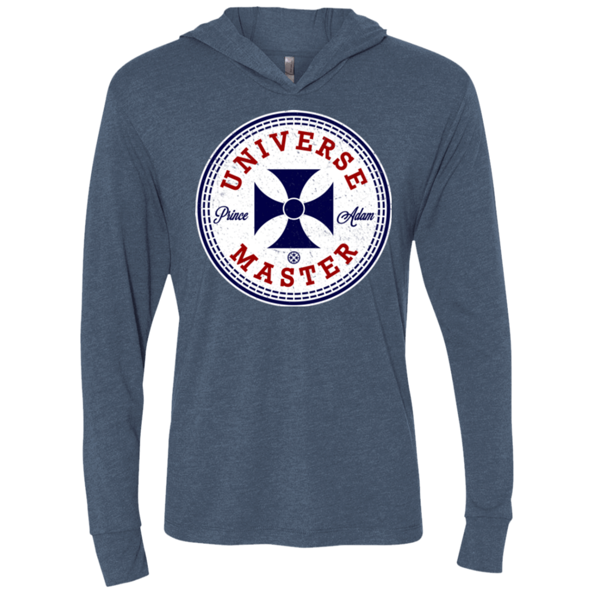 T-Shirts Indigo / X-Small Universe Master Triblend Long Sleeve Hoodie Tee
