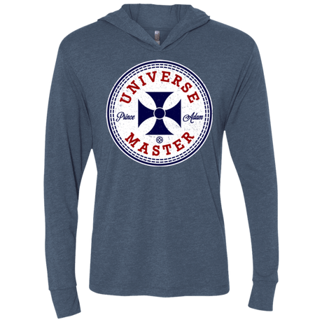 T-Shirts Indigo / X-Small Universe Master Triblend Long Sleeve Hoodie Tee