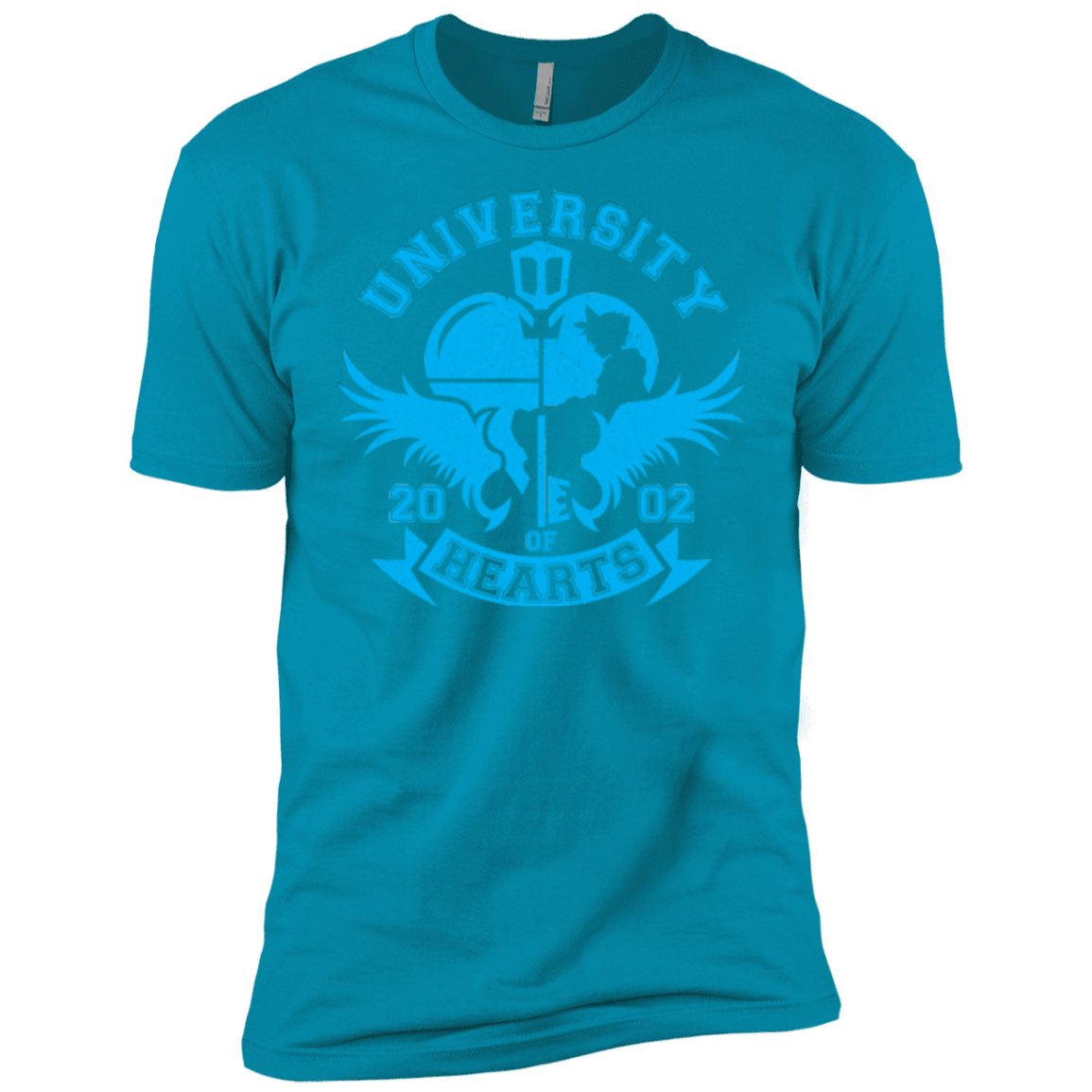 T-Shirts Turquoise / YXS University of Hearts Boys Premium T-Shirt