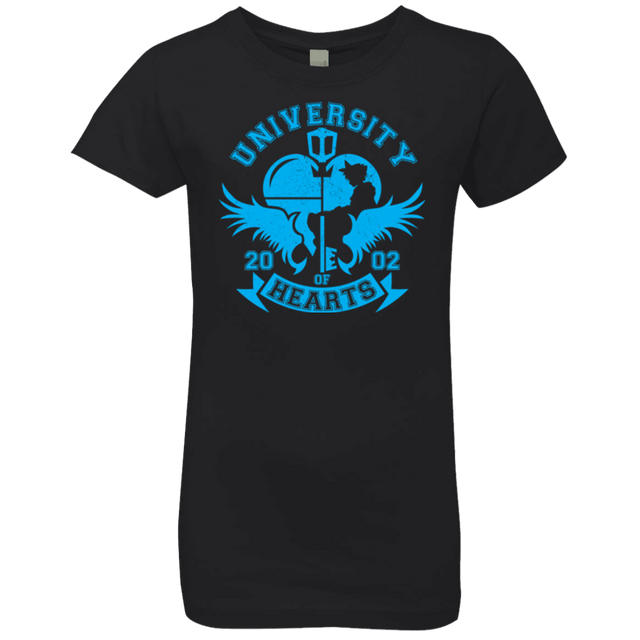 T-Shirts Black / YXS University of Hearts Girls Premium T-Shirt