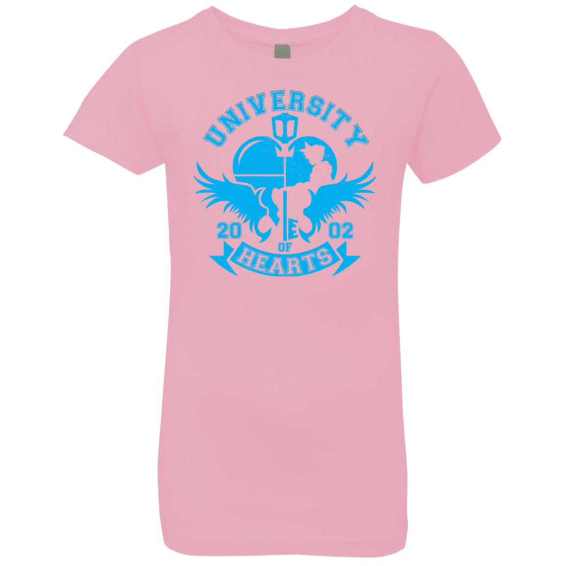 T-Shirts Light Pink / YXS University of Hearts Girls Premium T-Shirt