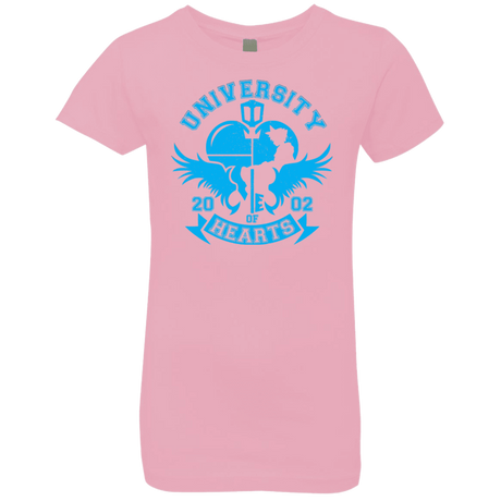 T-Shirts Light Pink / YXS University of Hearts Girls Premium T-Shirt