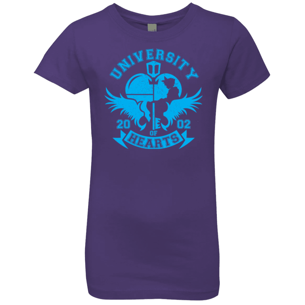 T-Shirts Purple Rush / YXS University of Hearts Girls Premium T-Shirt