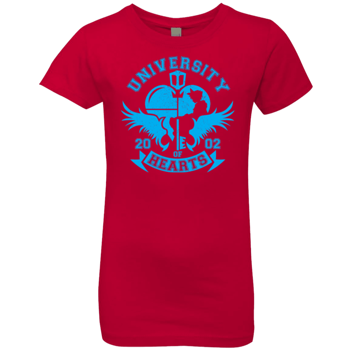 T-Shirts Red / YXS University of Hearts Girls Premium T-Shirt