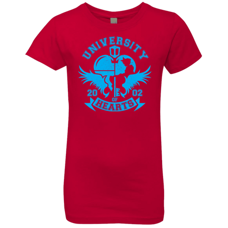 T-Shirts Red / YXS University of Hearts Girls Premium T-Shirt