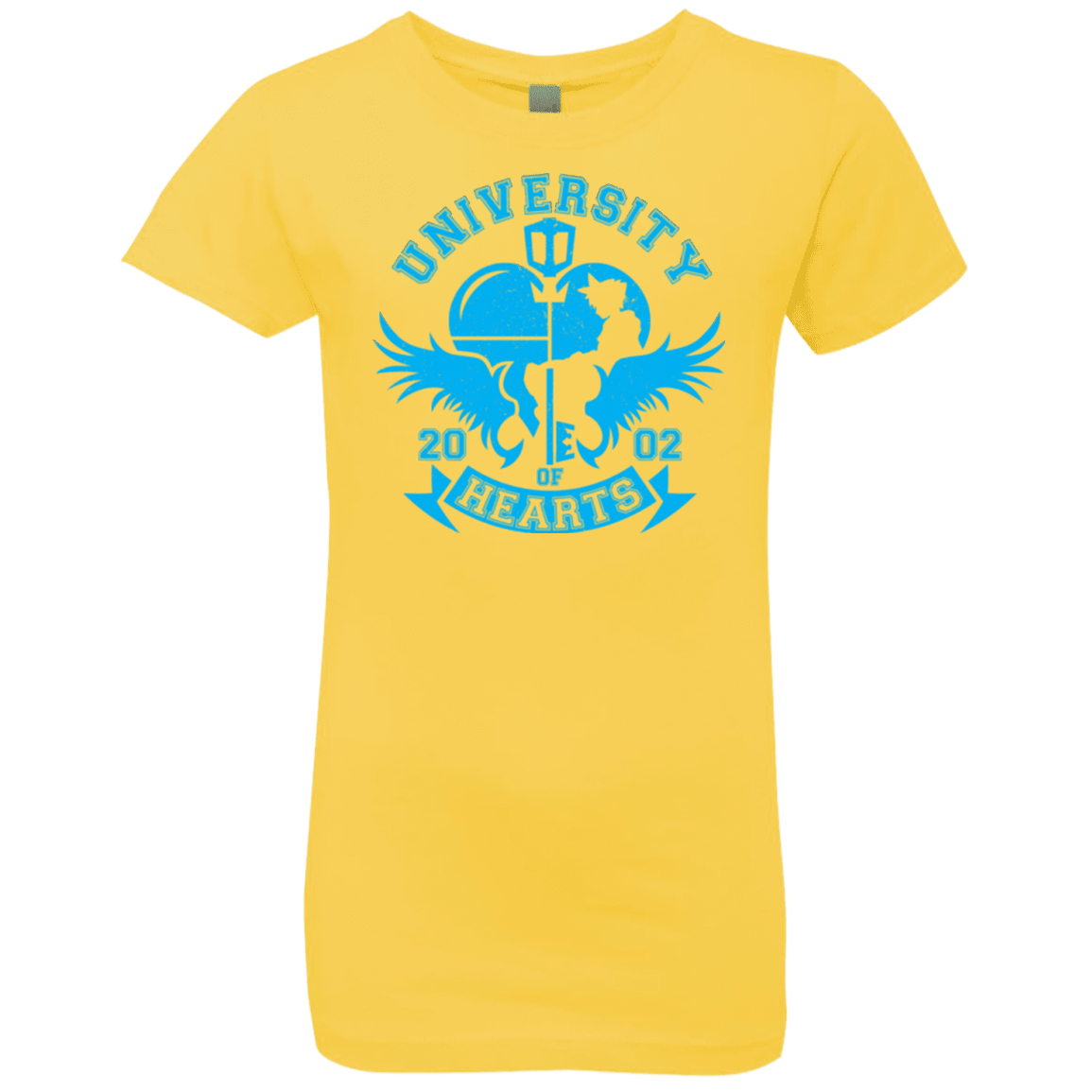 T-Shirts Vibrant Yellow / YXS University of Hearts Girls Premium T-Shirt