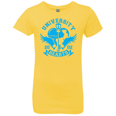 T-Shirts Vibrant Yellow / YXS University of Hearts Girls Premium T-Shirt