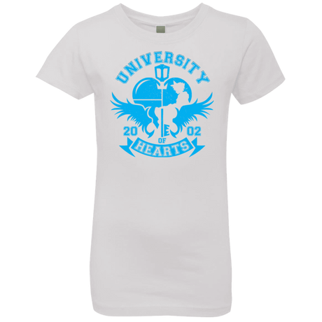 T-Shirts White / YXS University of Hearts Girls Premium T-Shirt