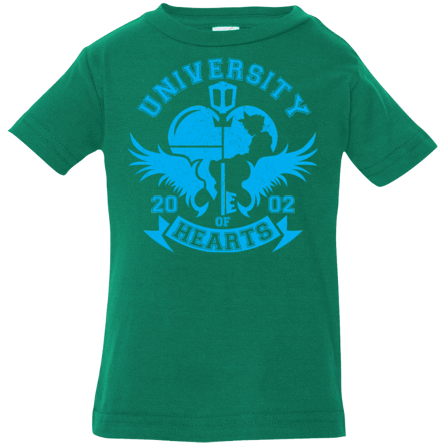 T-Shirts Kelly / 6 Months University of Hearts Infant PremiumT-Shirt